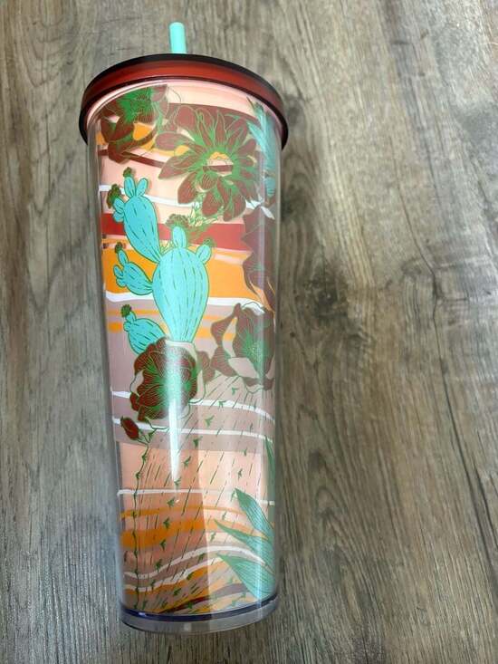 Starbucks Other - 2019 Starbucks Terracotta Desert Cactus Summer Venti Tumbler 24oz